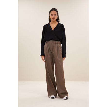 By-bar broek bruin