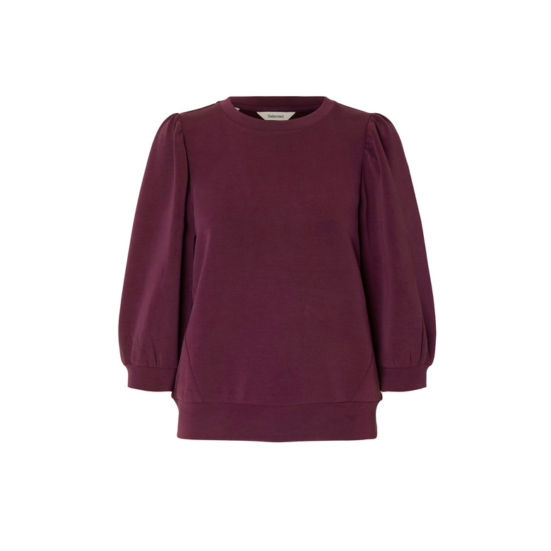 Selected Femme sweater bordeaux 1