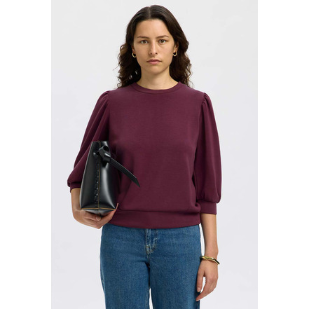 Selected Femme sweater bordeaux