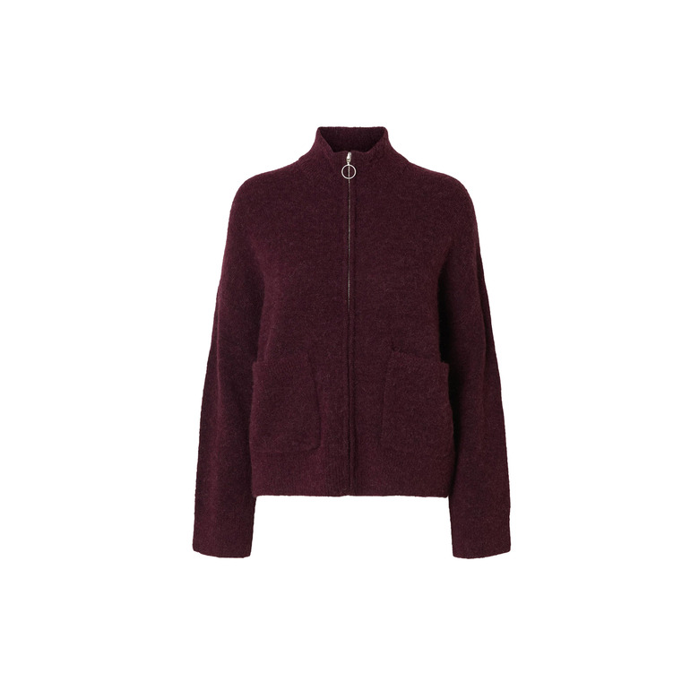 Selected Femme cardigan bordeaux 1