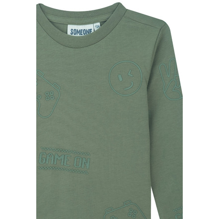 Someone Kids t-shirt groen