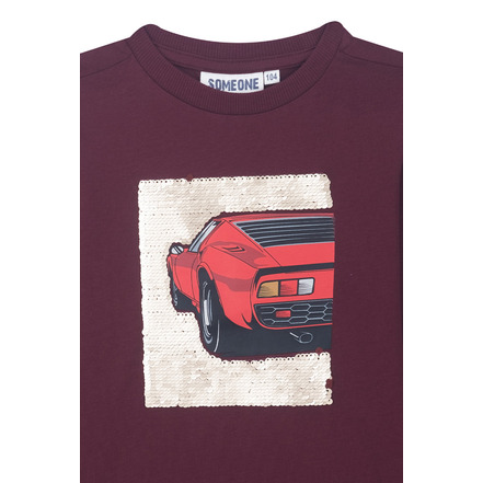 Someone Kids t-shirt bordeaux