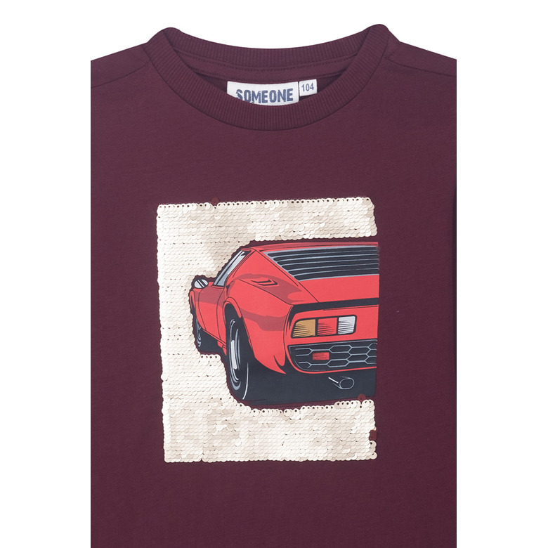Someone Kids t-shirt bordeaux 2