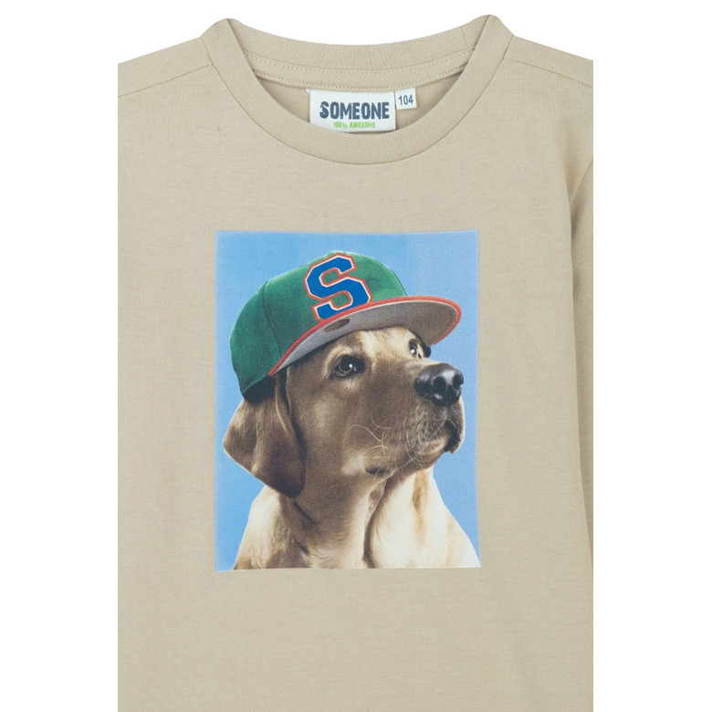 Someone Kids t-shirt beige 2