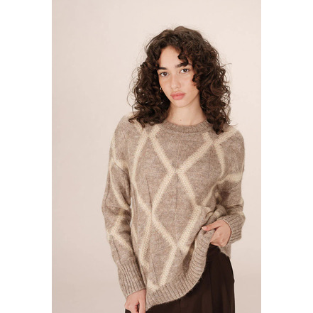 Grace & Mila trui beige