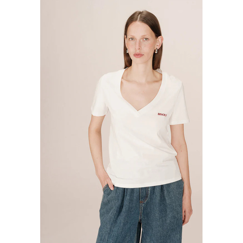 Grace & Mila t-shirts ecru 2
