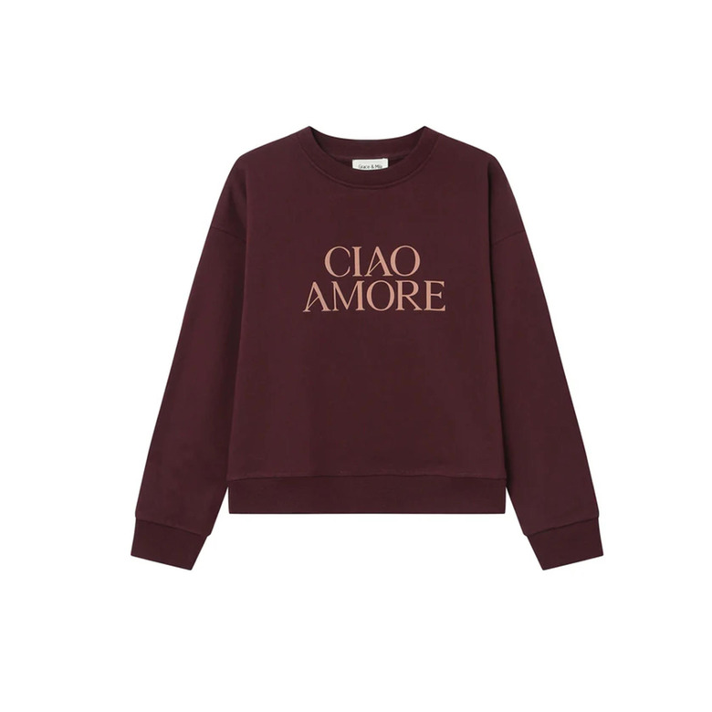 Grace & Mila sweater bordeaux 1