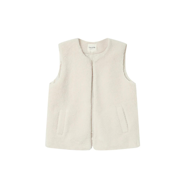 Grace & Mila vest ecru