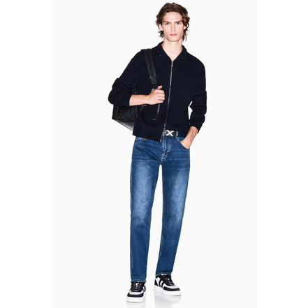 Armani Exchange cardigan blauw