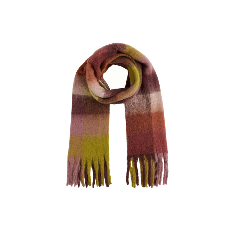 King Louie sjaal bordeaux