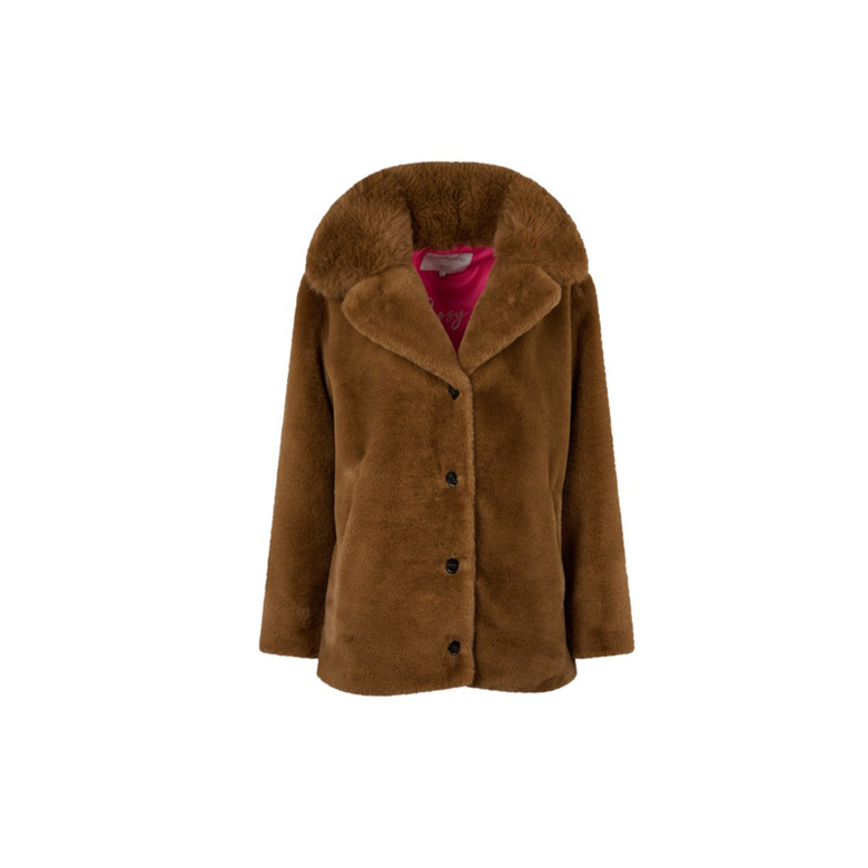 Oakwood mantel bruin 1