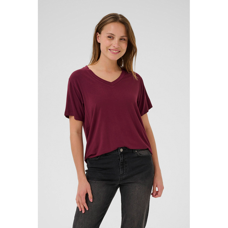 Kaffe t-shirt bordeaux 2