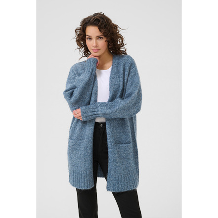Kaffe cardigan blauw