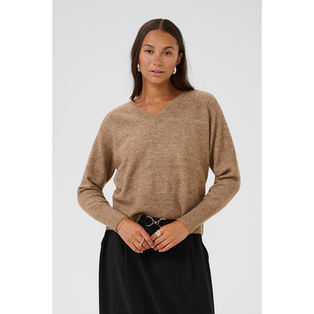Kaffe trui camel