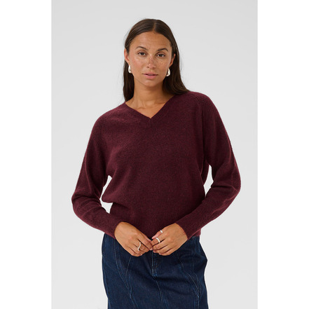 Kaffe trui bordeaux