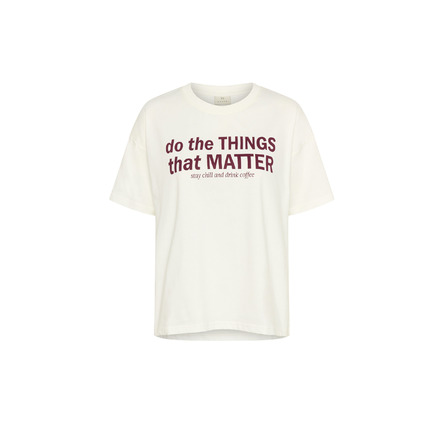Kaffe t-shirt ecru