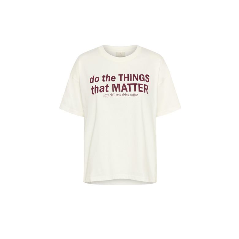 Kaffe t-shirts ecru