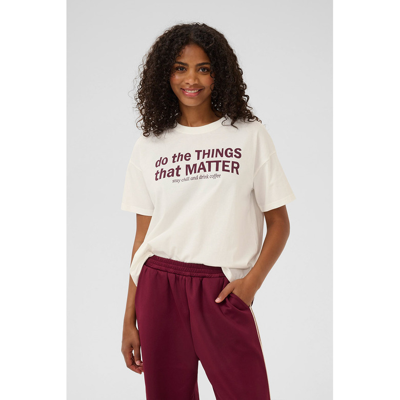 Kaffe t-shirt ecru 2
