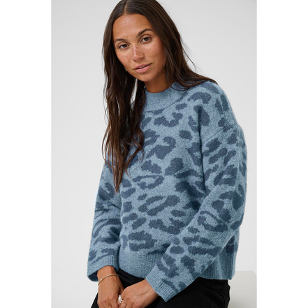Kaffe trui blauw
