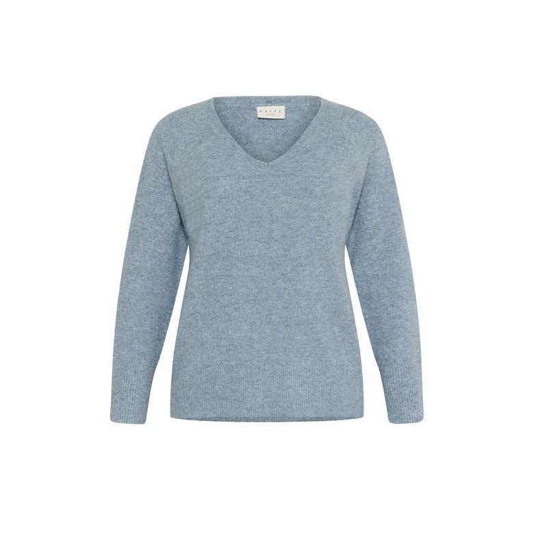 Kaffe Curve trui blauw 1