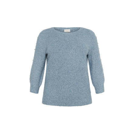 Kaffe Curve trui blauw
