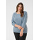 Kaffe Curve trui blauw 2