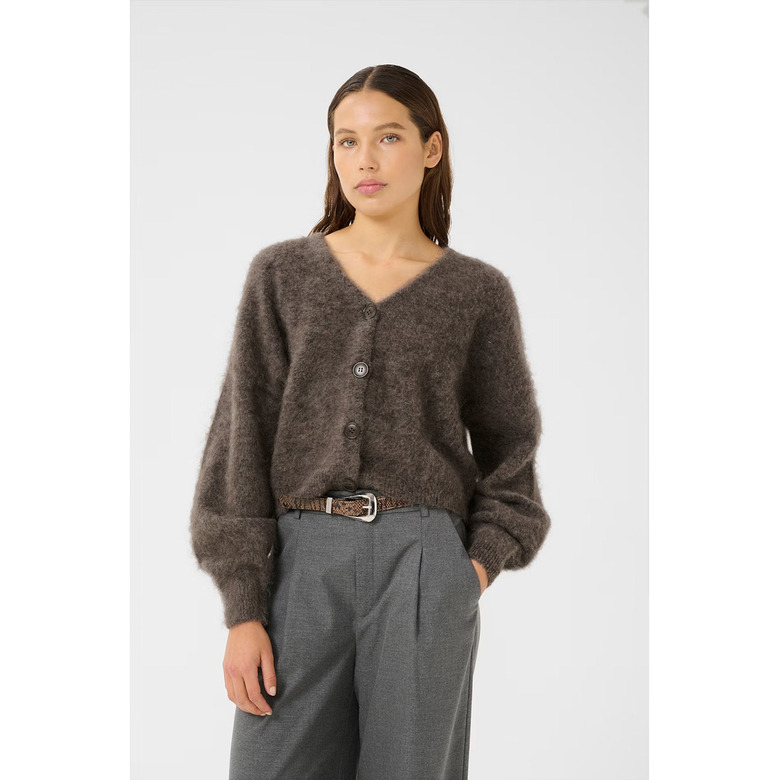 Gestuz cardigan brun 2