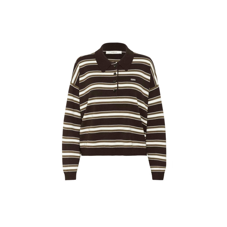 Gestuz polo brown 1