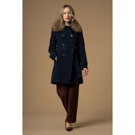 Kocca mantel blauw