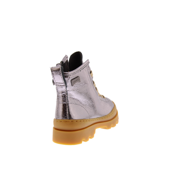 Camper hohe schuhe silber 4