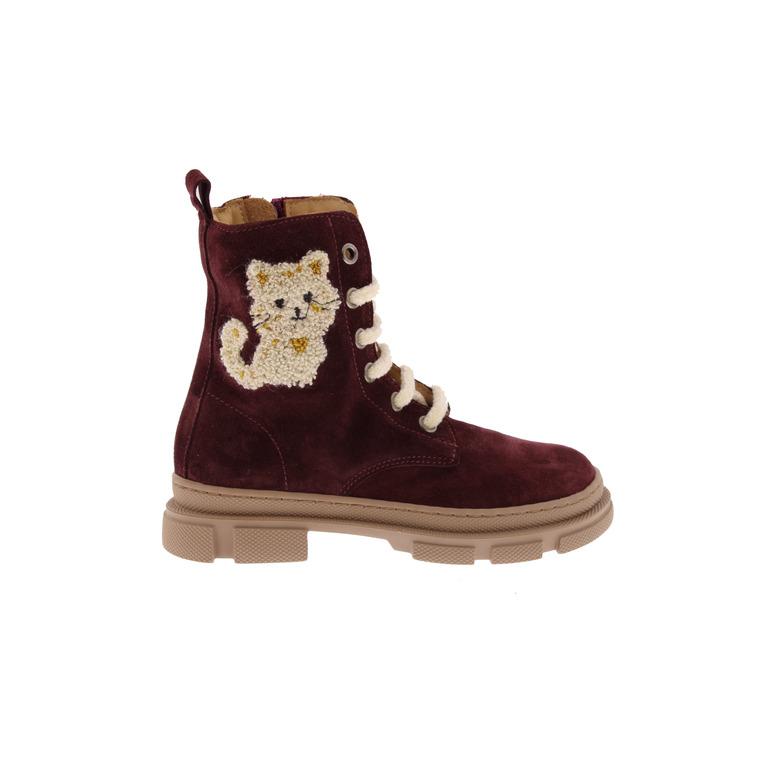 Zecchino D'oro hohe schuhe bordeaux 1