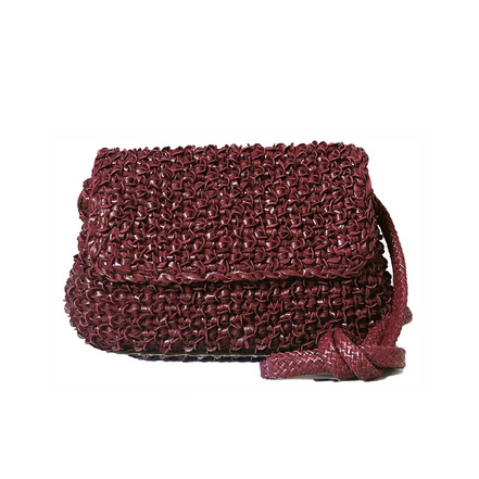 Allan K sac bandoulière bordeaux