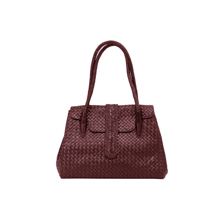 Allan K handtasche bordeaux