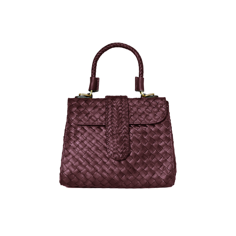 Allan K handtasche bordeaux