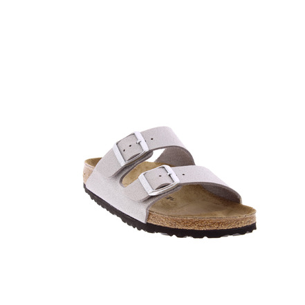 Birkenstock slippers zilver