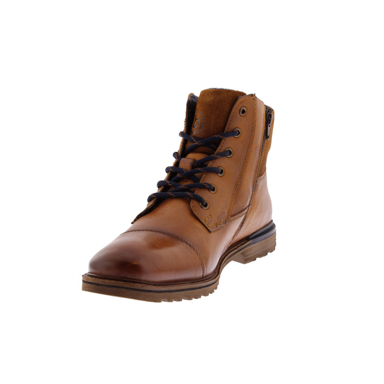 Bugattishoes chaussures hautes cognac 3