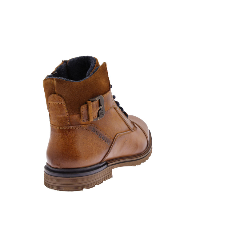 Bugattishoes chaussures hautes cognac 4