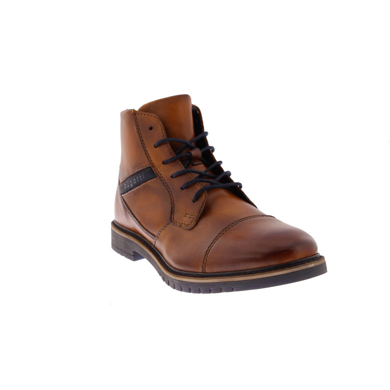 Bugattishoes hohe schuhe cognac 2