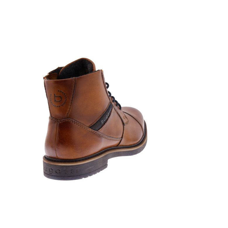 Bugattishoes hohe schuhe cognac 4