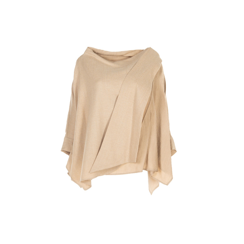Oscar poncho beige