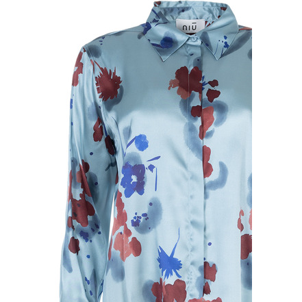 Niu blouse blauw