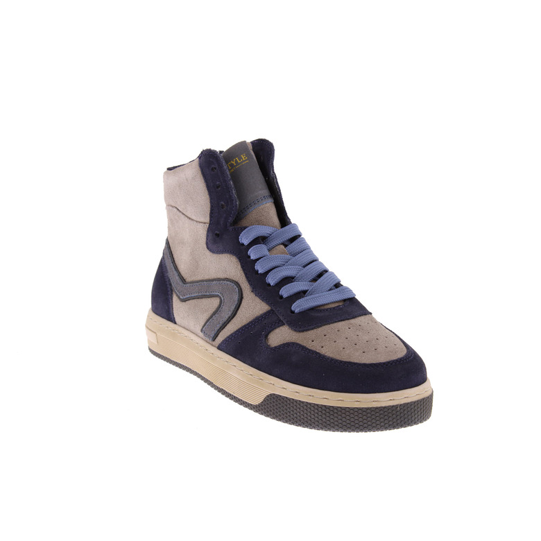 Hip high shoes blue 2