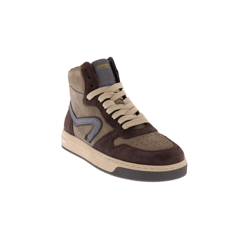 Hip high shoes brown 2