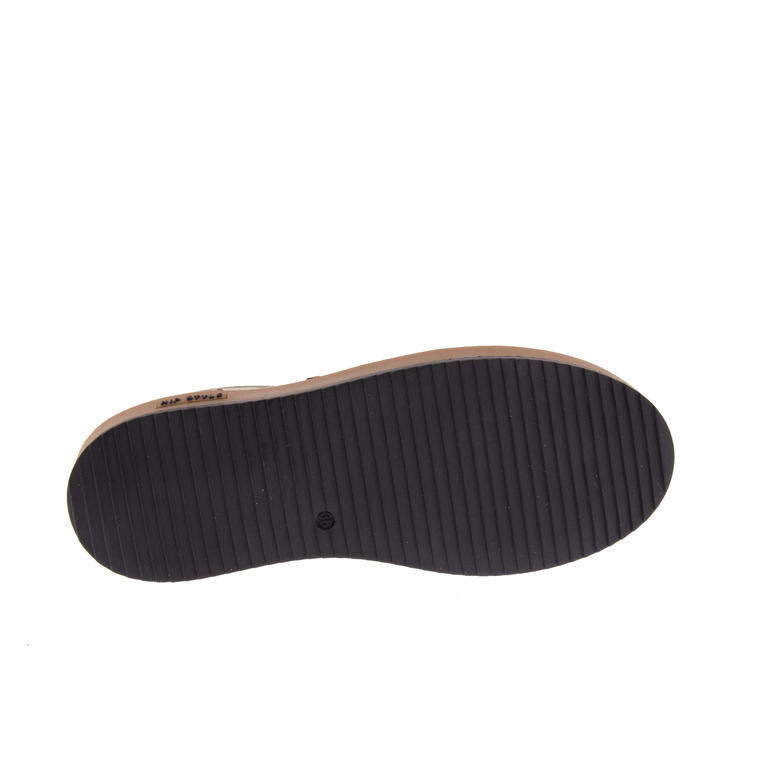 Hip high shoes brown 5