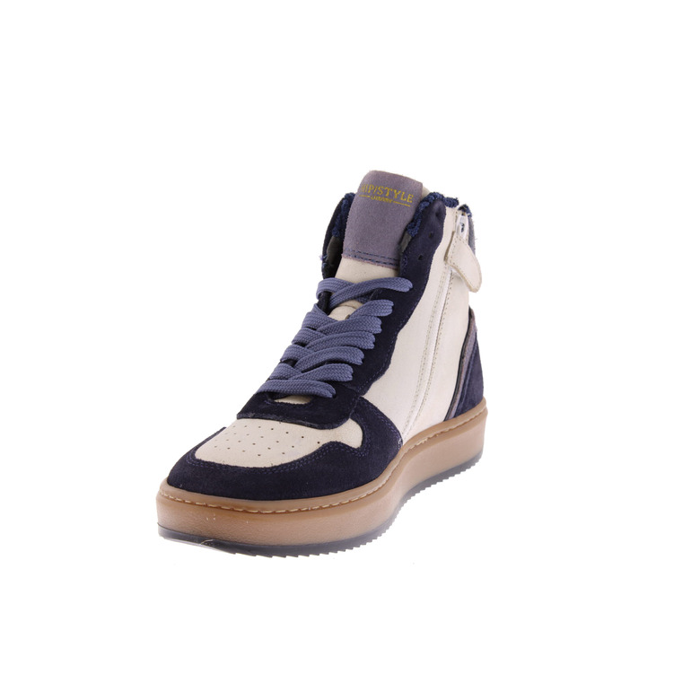 Hip high shoes blue 3