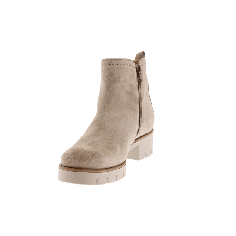 Gabor enkellaarsjes taupe 3