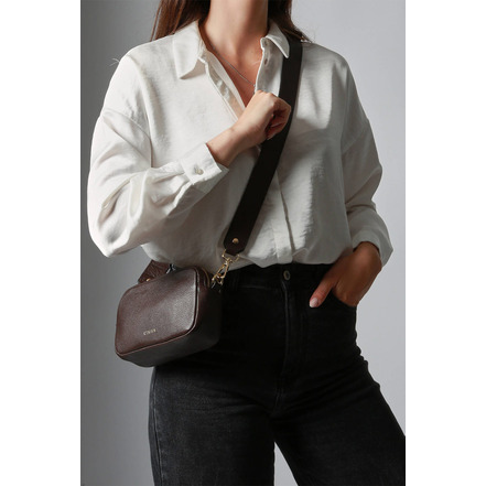 Etrier crossbody brown