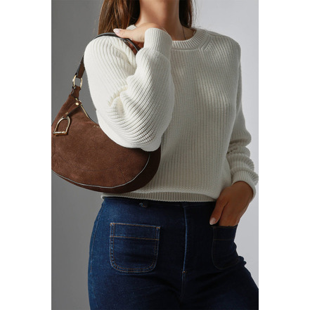 Etrier shoulder bag brown