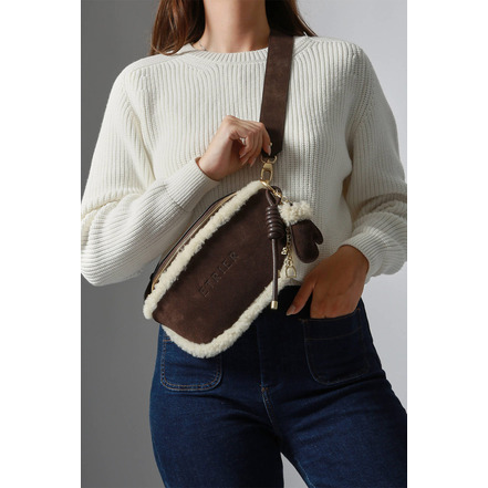 Etrier crossbody brown