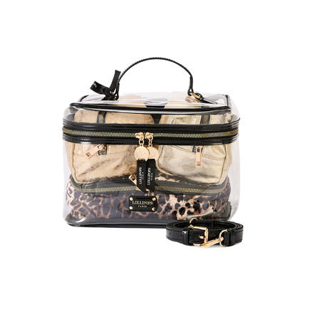Lollipops makeup bag black